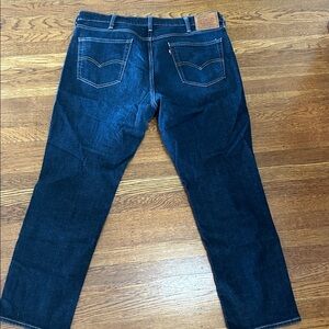 Levi's Dark Indigo Straight Jeans